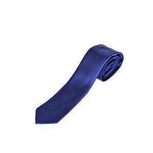 Corbata Punta Ancha Fantasía Rayas Diagonales Azul Denim