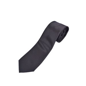 Corbata Fantasía Cuadro Chico Punta Ancha Negro