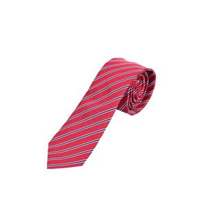 Corbata Punta Ancha Rayas Diagonales Rojo Azul Blanco