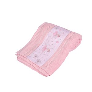 Toalla Baño Alicia 67x135cm Rosa Iogurte Karsten