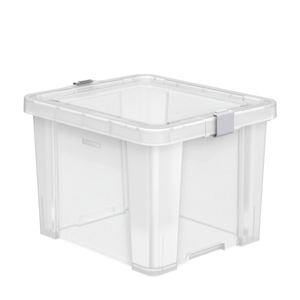 Caja organizadora 30l office transparente