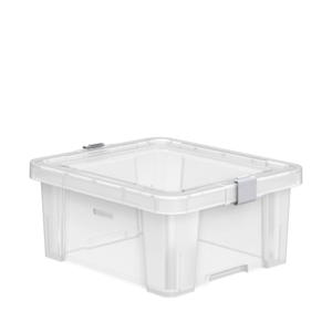 Caja organizadora 17l office transparente