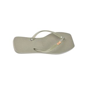 Zapatilla Básica De Playa Verde Musgo Mujer Suacia