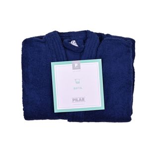 Bata De Toalla Pequeño Color Azul Pilar