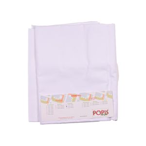 Mantel Liso Cuadrado 2.00x2.00 Metros Para 8 Lugares Blanco Popis
