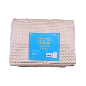 Cubrecama Casal 2.20x2.40 M Satinatta Latte Divine Home
