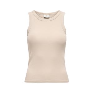 Camisilla Sin Mangas Cuello Redondo Sofia Beige Mujer JDY