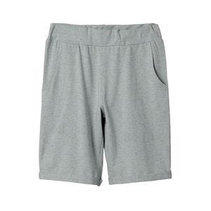 Bermuda Gris Melange De Tejido Elástico Niño Nameit