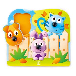 Hape Rompecabezas 3 Piezas Mascotas