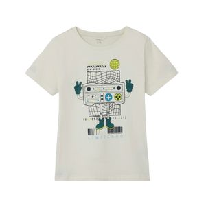 Remera Manga Corta Estampada Videojuegos Marfil Niño Nameit