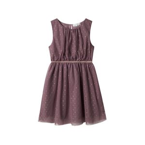 Vestido Toque Brillante Lila Niña Nameit