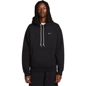 Canguro Con Forro Polar Solo Swoosh Fleece Po Hoodie Negro Hombre Nike