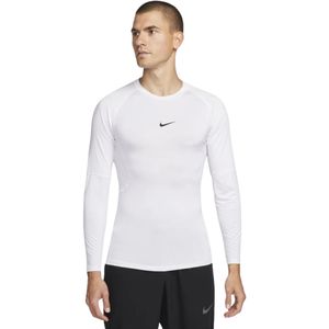 Remera Manga Larga Dri-Fit Tight Top Blanco Hombre Nike