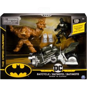 Batman batimoto c/figura  4" x 2 + acc.