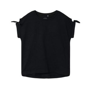 Remera Manga Corta Lazo Negra Niña Nameit