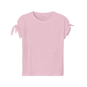 Remera Manga Corta Lazo Rosa Niña Nameit