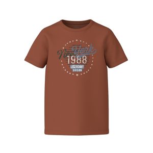 Remera Manga Corta Estilo Vintage Marrón Niño Nameit