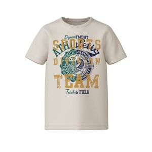 Remera Manga Corta Estilo Vintage Marfil Niño Nameit