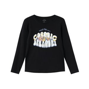 Remera Manga Larga Estilo Bohemio Negro Niña Nameit