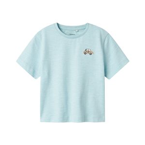 Remera Manga Corta Básica Celeste Para Niño Nameit