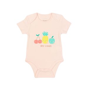 Body Estampado Best Friends Rosado Crudo Niña Ficcus