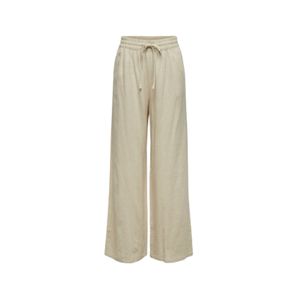Pantalón De Pierna Ancha Say Hw Linen Wide Pant Beige Mujer JDY