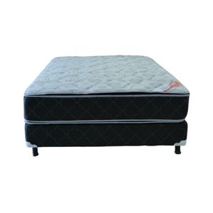 Sommier 160 X 200 Queen Flex Pillow Negro Inmapol