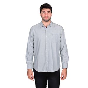 Camisa Manga Larga Verde Fantasía Hombre Regatta