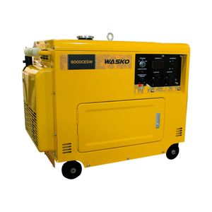 Generador Cabinado Diésel 6.25 KVA 220V Modelo 6000CESWRED Wasko