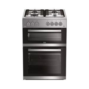 Cocina A Gas Con Doble Horno Modelo FDG81120GXS Inoxidable Beko