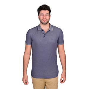 Remera Polo Manga Corta Rayado Sirius Azul Vintage Hombre New Green