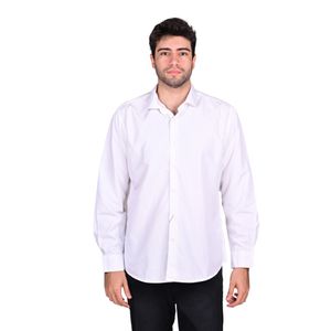 Camisa Manga Larga Lisa Blanco Hombre Ted Lapidus