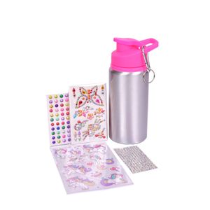 Termo Infantil Personalizable Con Calcomanías-Gemas 500ml