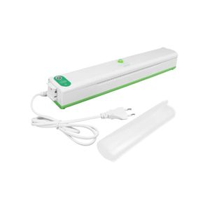 Sellador Para Bolsa Eléctrico Compacto 34x5x6,6 Centímetros Blanco Con Detalles Verdes