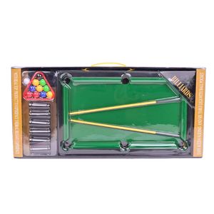 Mesa De Billar Compacta Con Juego Completo De Bolas Y Tacos