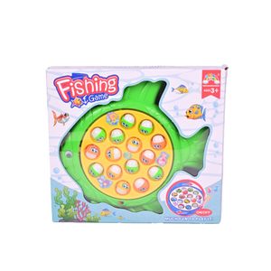 Caja De Pesca Con Base Giratoria En Forma De Pez 26x23.5cm