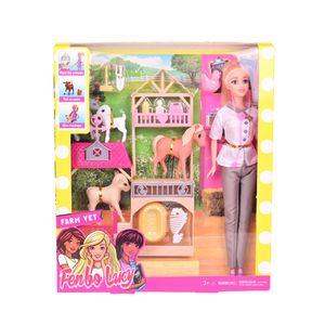 Muñeca Con Accesorios Farm Vet 33x29x6.5cm