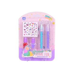 Kit De Maquillaje Infantil Llama Fun 19x14cm