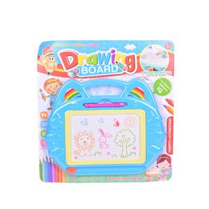 Pizarra Magnética Con Diseño De Gato Y Asas Arcoíris 36.5x34.5cm