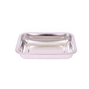 Bandeja De Acero Inoxidable 26.5x19.5x5 Centímetros