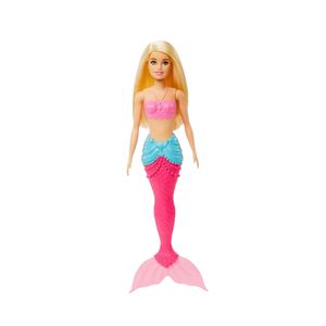 Muñeca Sirena Surtido Con Cola Volantes Y Cabello Largo Barbie