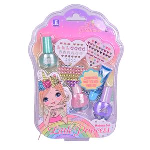 Set De Manicura Infantil Con Calcomanías Y Brillos Little Princess