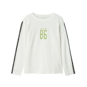 Remera Manga Larga Estampada Marfil Niño Nameit