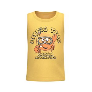 Camisilla Estampada Cangrejo Amarillo Niño Nameit