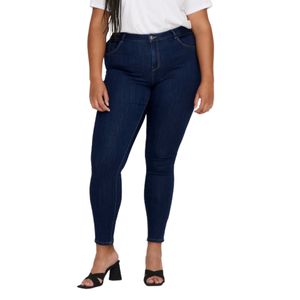 Jeans Tipo Pitillo Azul Oscuro Mujer Carmakoma
