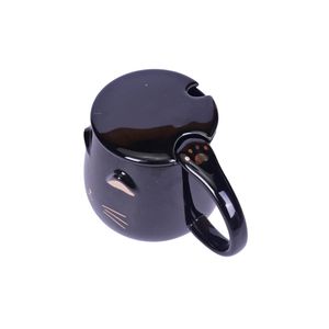 Caja Taza Con Cuchara De Porcelana Diseño Gato 400ml