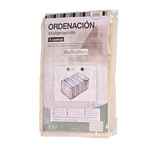 Organizador De Ropa Interior Con 9 Compartimentos 36x25x20 Centímetros