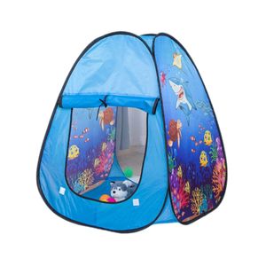 Carpita Para Niños Con 20 Pelotas Tema Océano Azul TAKITI