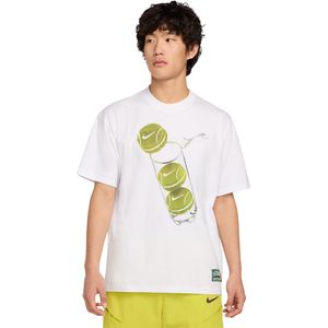 Remera Manga Corta Court Tee M90 French Open Blanco Hombre Nike