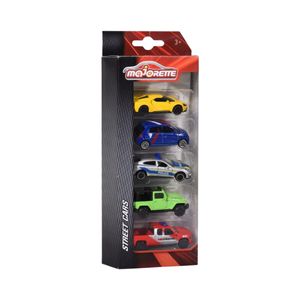 Autos Pack Street Cars 1:64 De 5 Unidades Majorette